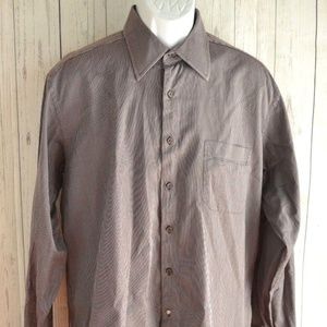 Ben Sherman Men's Long Sleeve Dress Shirt French